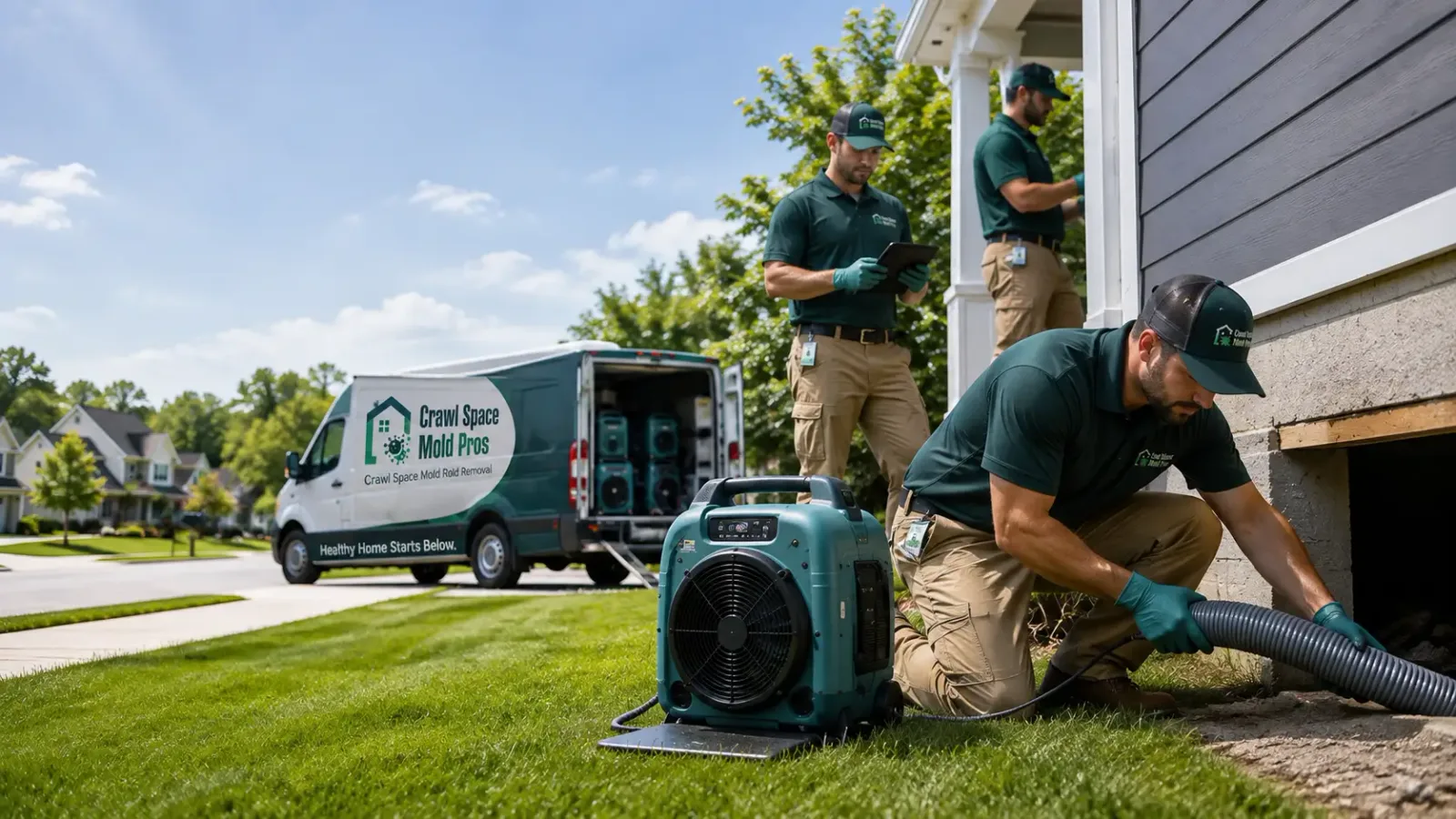 Crawl Space Mold Removal in Scranton, IA